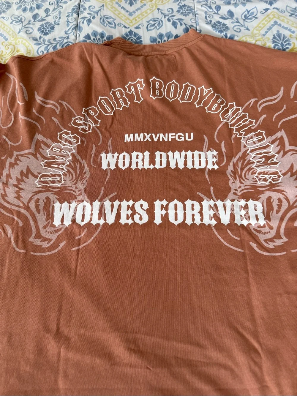 Darc Sport Men’s Rust Brown Wolves Forever Short-Sleeve Tee - Picture 7 of 8